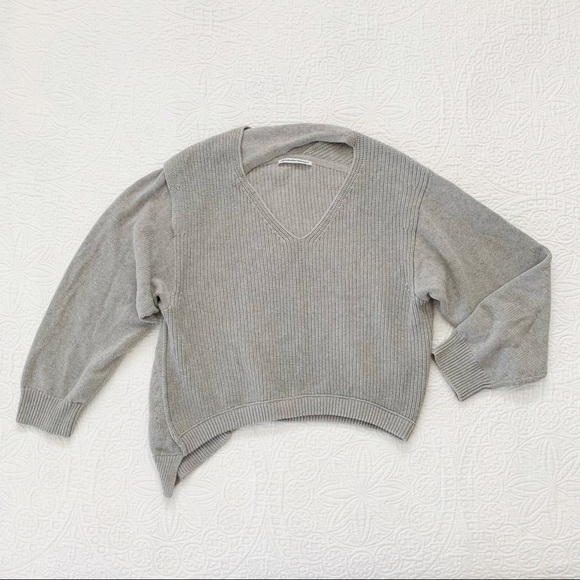 T by Alexander Wang Women’s V-Neck Knit Sweater - Picture 1 of 6